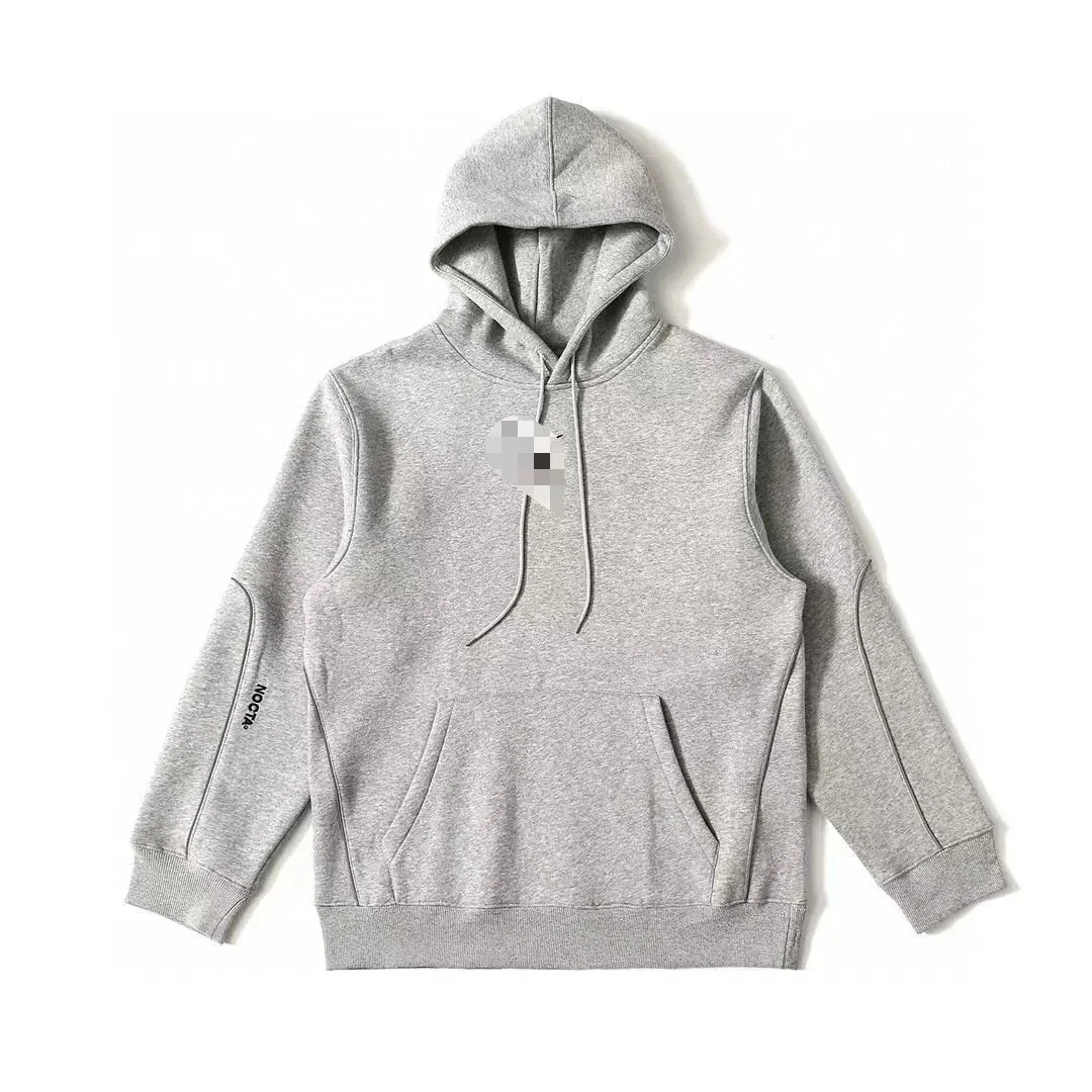 Other Unisex Grey Hoodie with Front Pockets Grey - 1