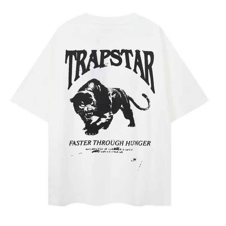 Trapstar Trapstar Faster Through Hunger White T-Shirt White - 1