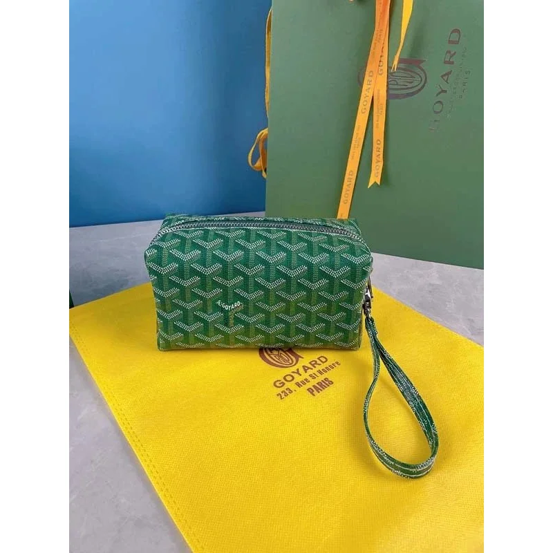Goyard Goyard Goyardine Green Pouch Green - 1