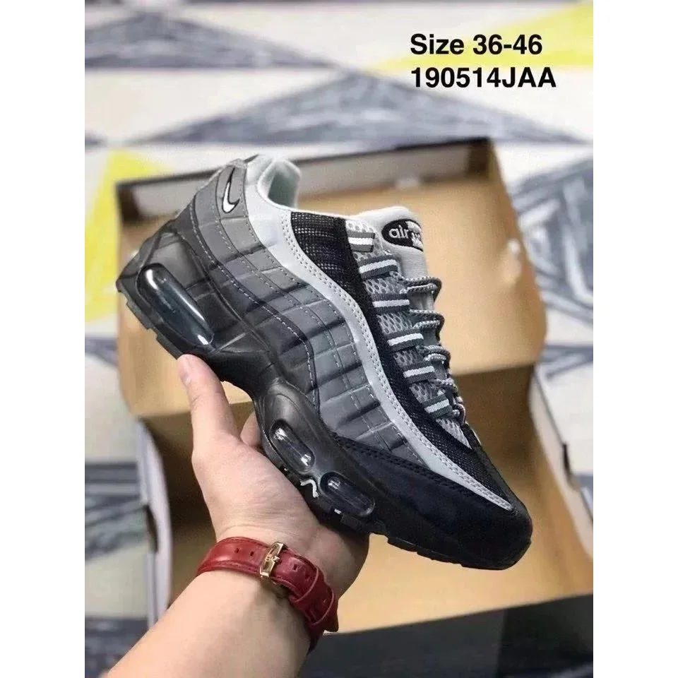 Nike Nike Air Max 95 Grey/Black Sneakers Grey - 1