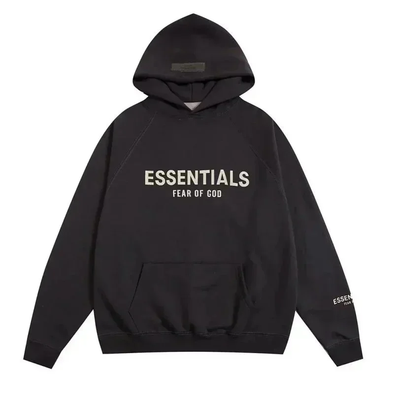 Fear of God Fear of God Essentials Black Hoodie Black - 1