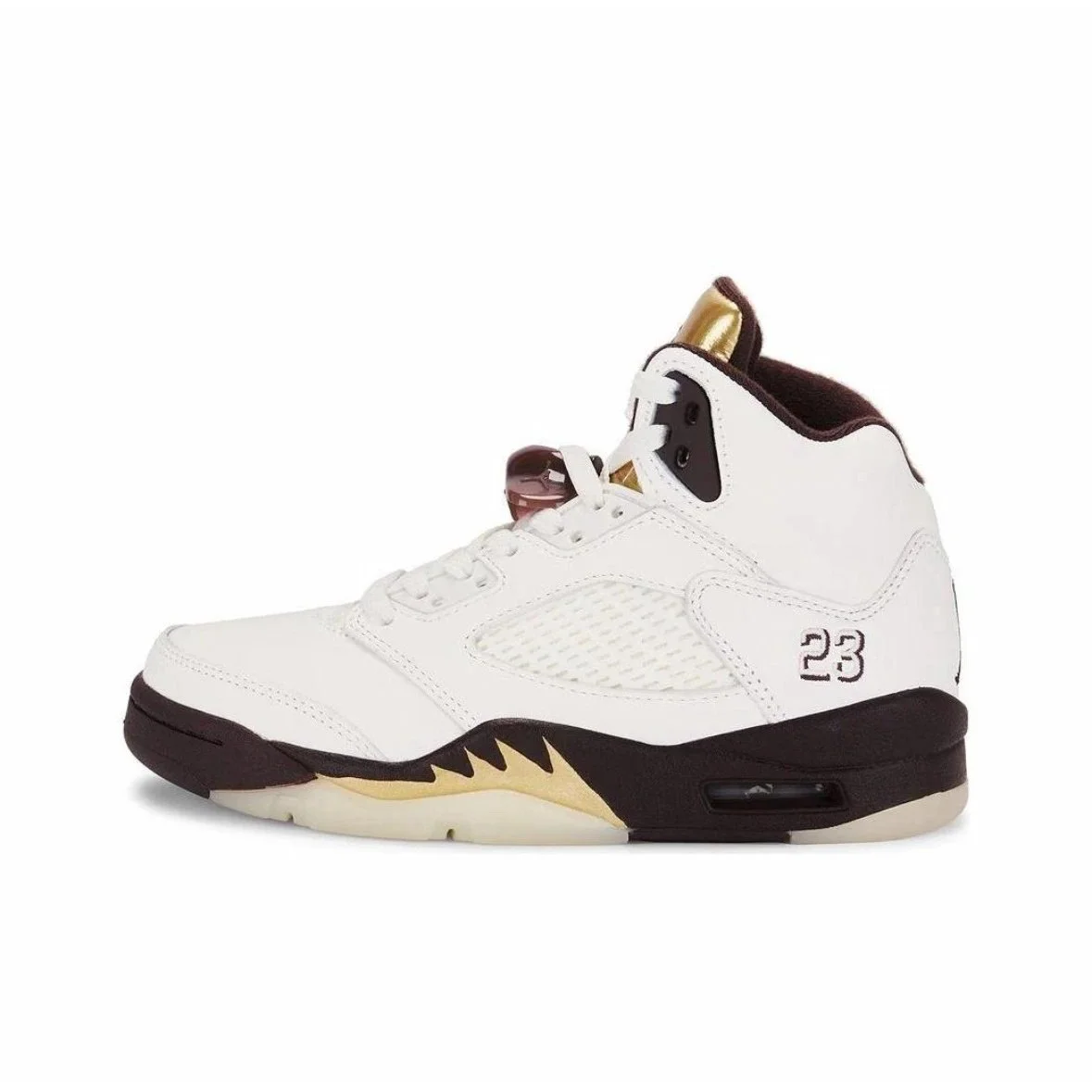 Jordan Nike Air Jordan 5 White/Burgundy/Sail Sneakers White - 1