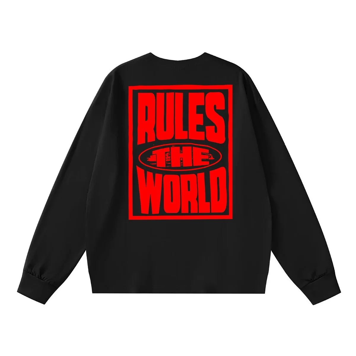 Other Black 'Rules The World' Long Sleeve T-Shirt Black - 1
