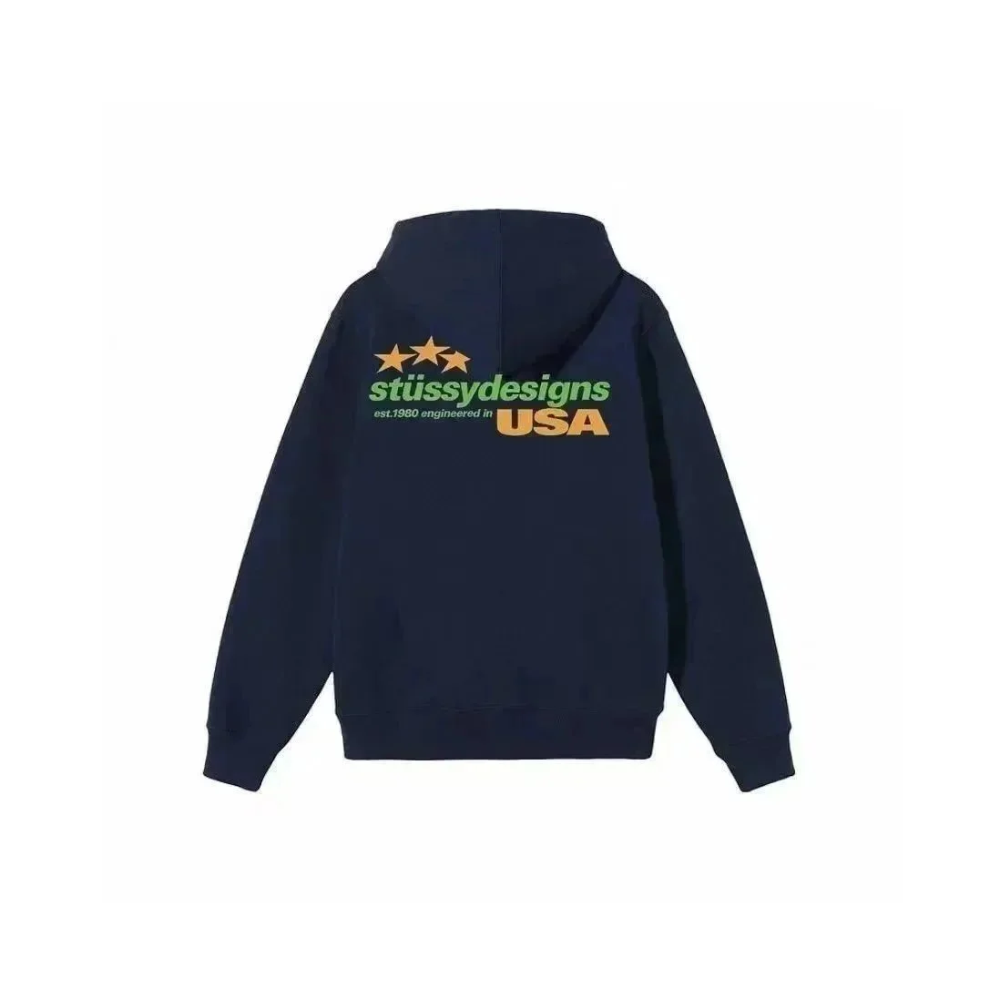 Stussy Stussy Navy USA Graphic Hoodie Navy - 1