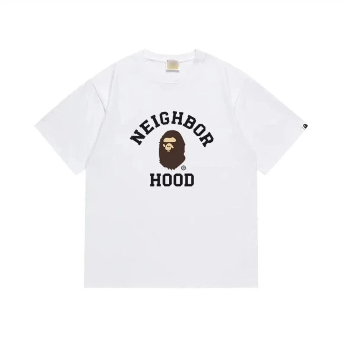 A Bathing Ape A Bathing Ape NEIGHBORHOOD White T-Shirt White - 1
