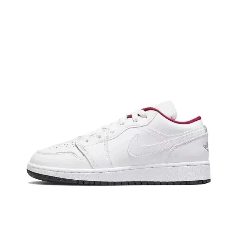 Jordan Nike Air Jordan 1 Low White/Varsity Red Sneakers White - 1