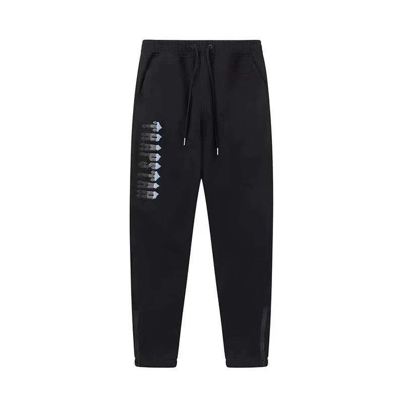 Essentials Black Solid Pattern Sweatpants Black - 1