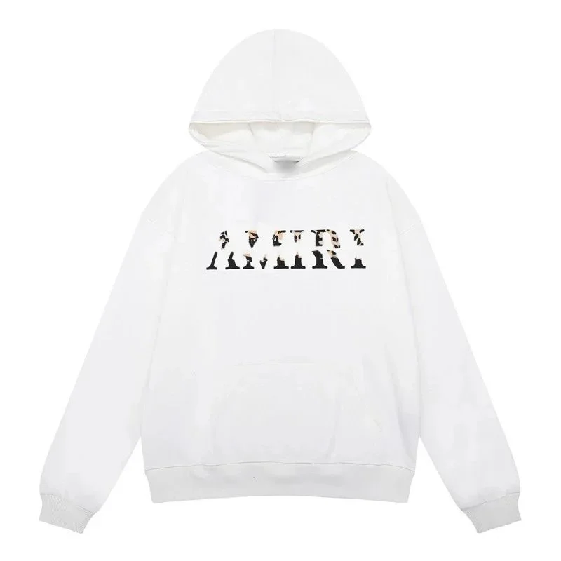 Other White Army Hoodie with Camo Print Graphic White - 1