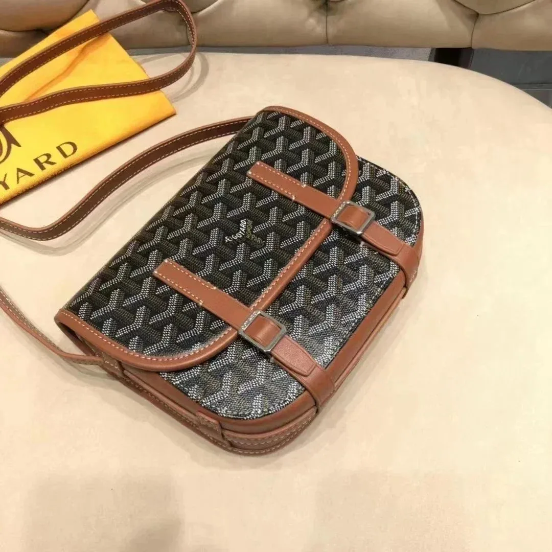 Goyard Goyard Saint Louis Black & Tan Crossbody Bag Black - 1