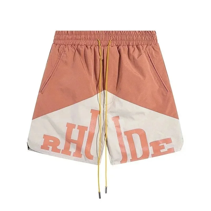 Rhude Rhude Rhecess Shorts Beige/Orange Orange - 1
