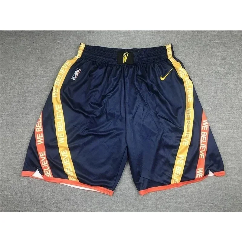 Jordan Nike Air Jordan Shorts Navy Yellow Orange Navy - 1