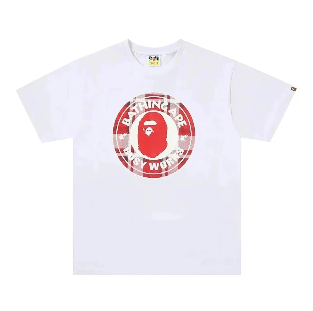 A Bathing Ape A Bathing Ape Busy Works T-Shirt White White - 1