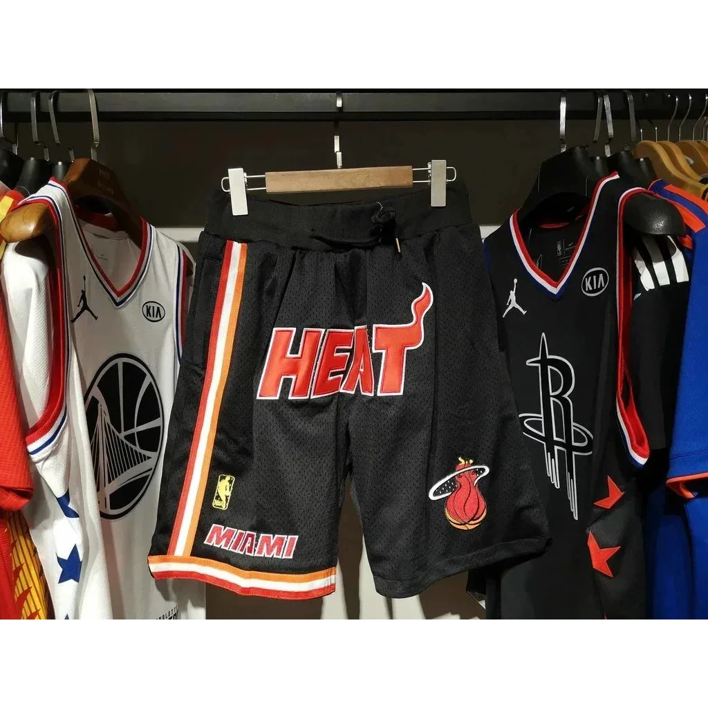 Nike Miami Heat Basketball Shorts Black Black - 1