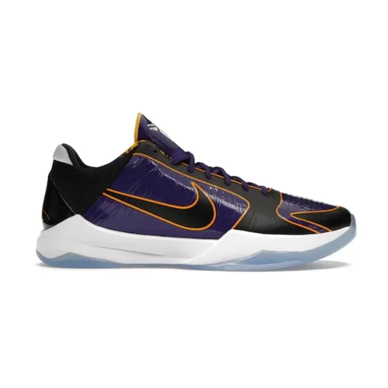 Jordan Nike Air Jordan 5 Lakers Purple Black Sneakers Purple - 1