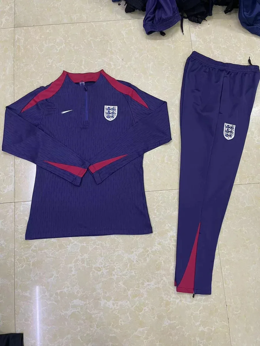 Nike Nike England Training Set Purple/Red Tracksuit Navy - 1
