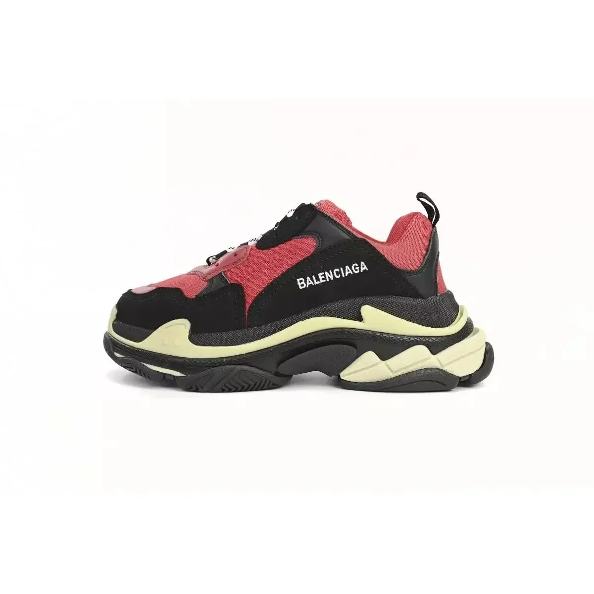 Balenciaga Balenciaga Triple S Black & Red Sneakers Black - 1