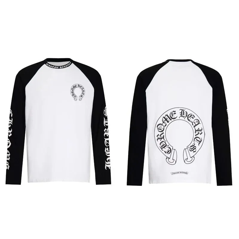 Chrome Hearts Chrome Hearts Baseball Long Sleeve T-Shirt White/Black White - 1