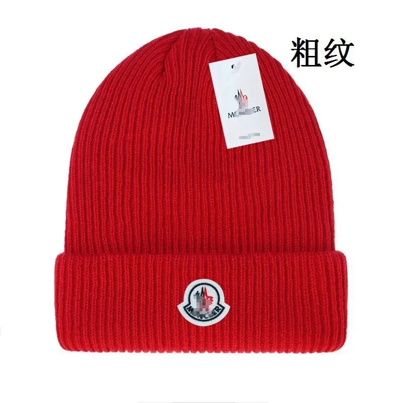 Moncler Moncler Red Beanie Hat Red