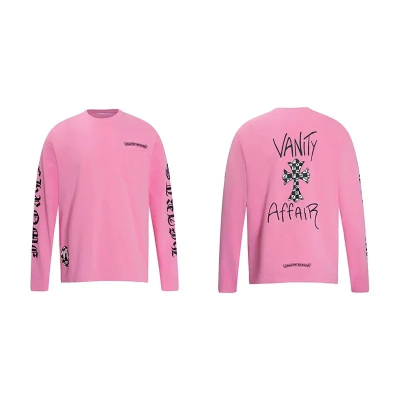Chrome Hearts Chrome Hearts Pink Vanity Affair Long Sleeve T-Shirt Pink - 1