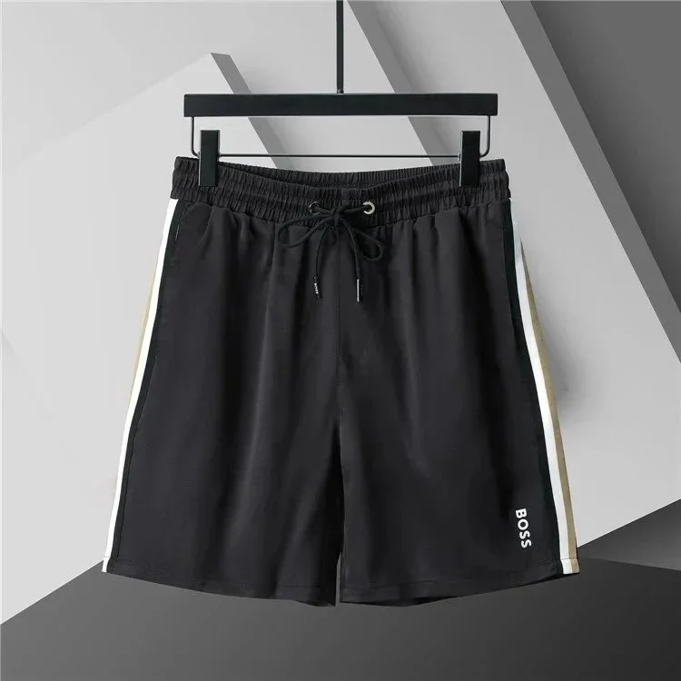 Hugo Boss Hugo Boss Black & White Side Stripe Shorts Black - 1