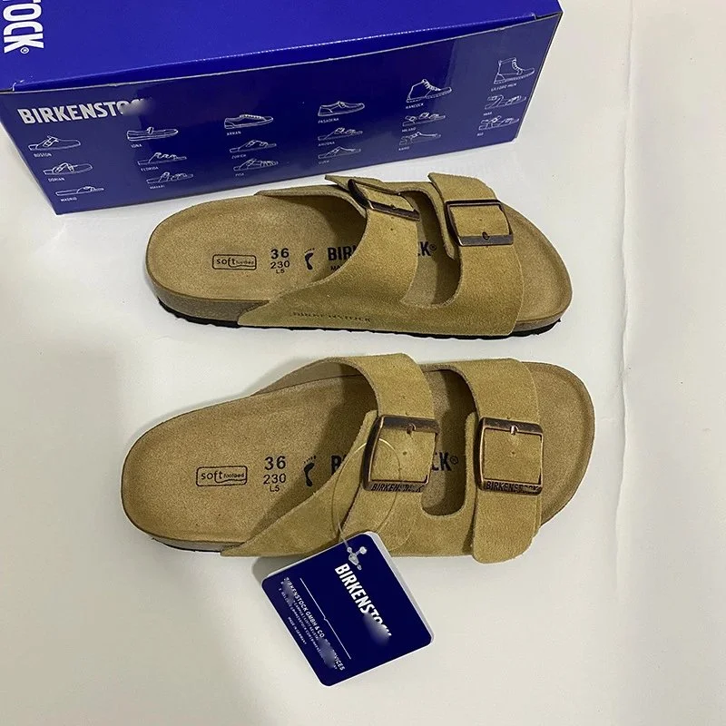 Birkenstock Birkenstock Arizona Tan Sandals Brown - 1