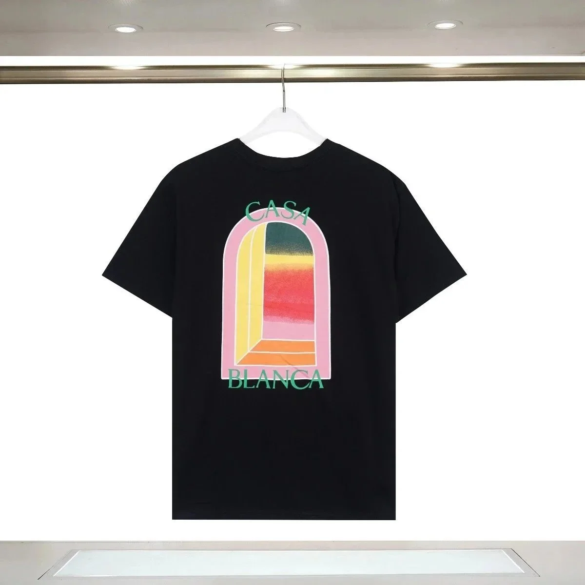 Casablanca Black 'Casa Blanca' Graphic T-Shirt Black - 1