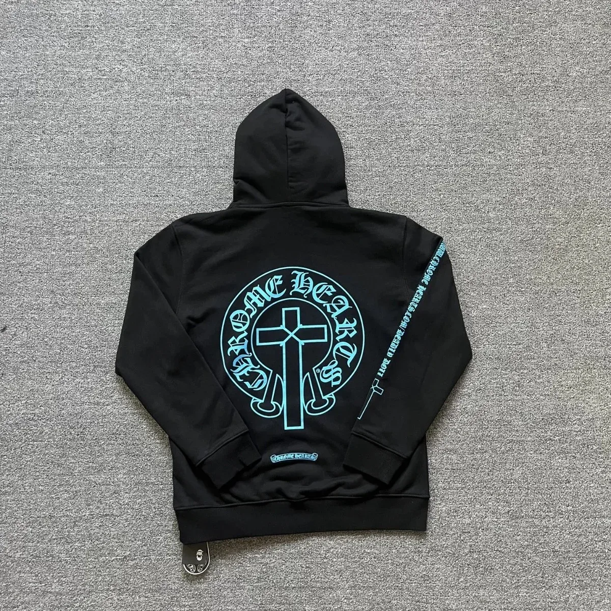 Chrome Hearts Chrome Hearts Black Cross Hoodie Black - 1