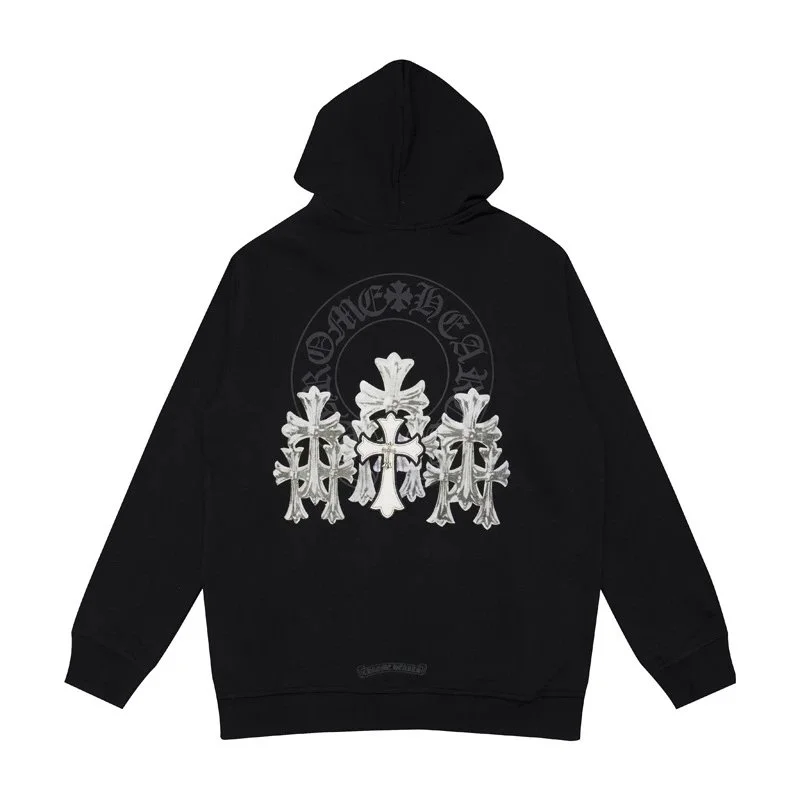 Chrome Hearts Chrome Hearts Cross Hoodie Black Black - 1