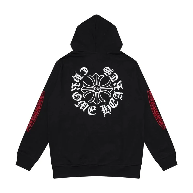 Chrome Hearts Chrome Hearts Black 'Supreme Heart' Hoodie Black - 1