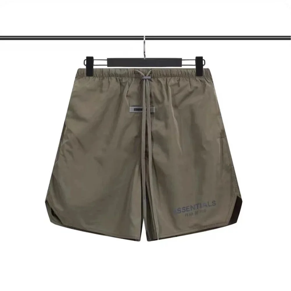 Fear of God Fear of God Essentials Olive Shorts Multicolor - 1