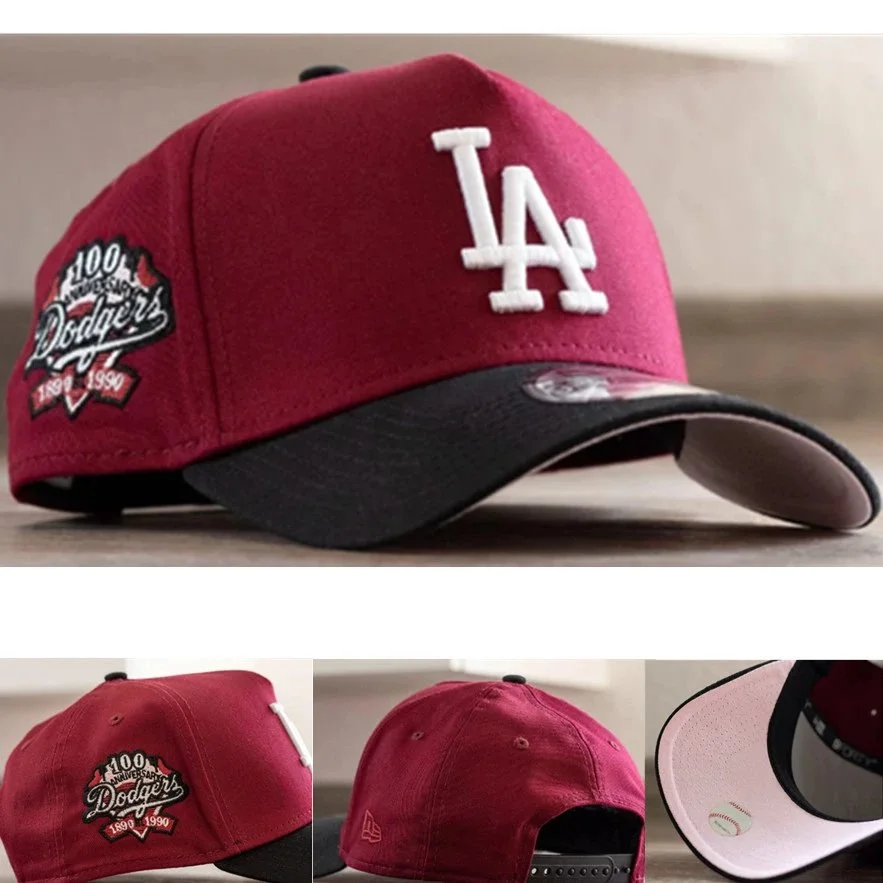 New Era New Era 9Fifty LA Dodgers Cap Red Red - 1