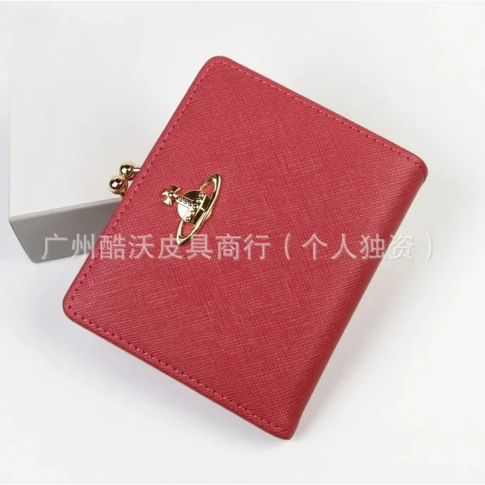 Vivienne Westwood Vivienne Westwood Orb Red Leather Wallet Red - 1