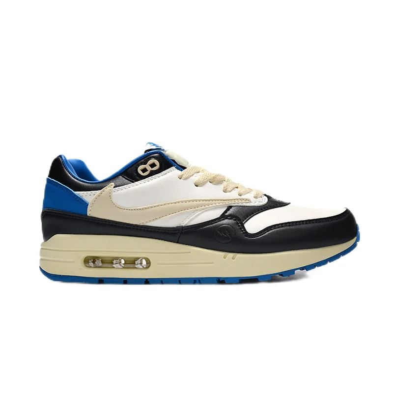 Nike Nike Air Max 1 Black/White/Blue Sneakers Black - 1