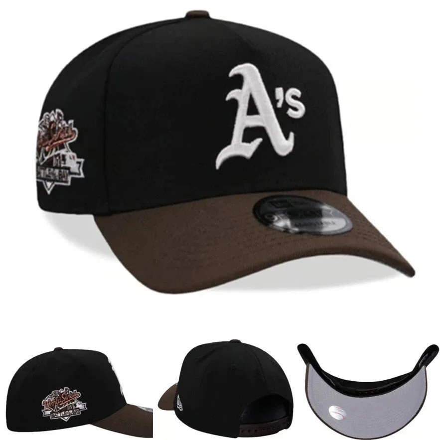 New Era New Era Oakland Athletics Black & Brown Cap Black - 1
