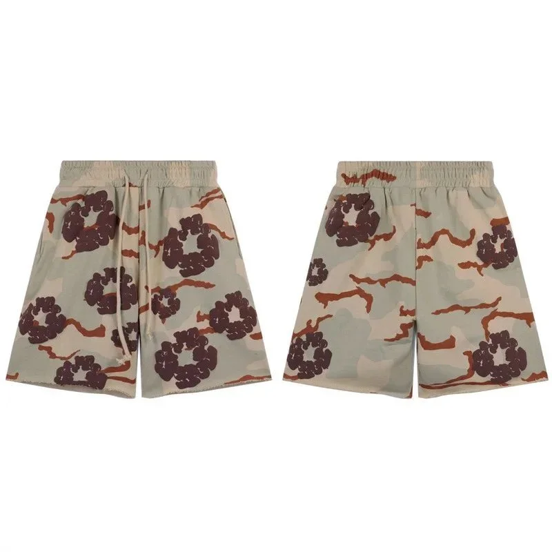 Stussy Camo Print Shorts Unisex Multicolor - 1