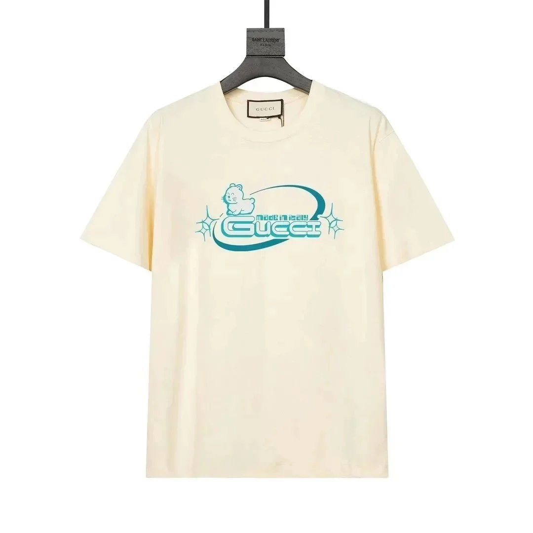 Gucci Gucci Made in Italy T-Shirt Cream Cream - 1