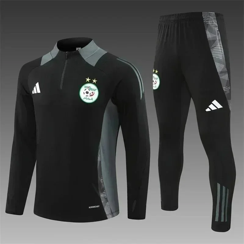 Adidas Adidas Black Training Set with Algeria Emblem Black - 1