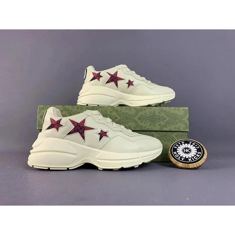 Gucci Gucci Rhyton White Red Star Sneakers White - 1