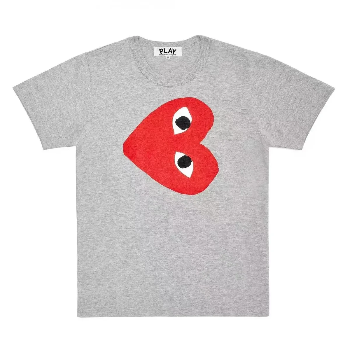Comme des Garçons Comme des Garçons Play Heart T-Shirt Grey Grey - 1