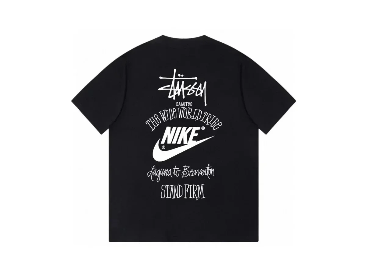 Stussy Stussy x Nike Salutes T-Shirt Black Black - 1