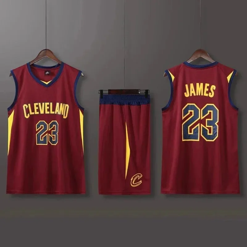 Other Cleveland 23 Basketball Jersey Set Red - 1