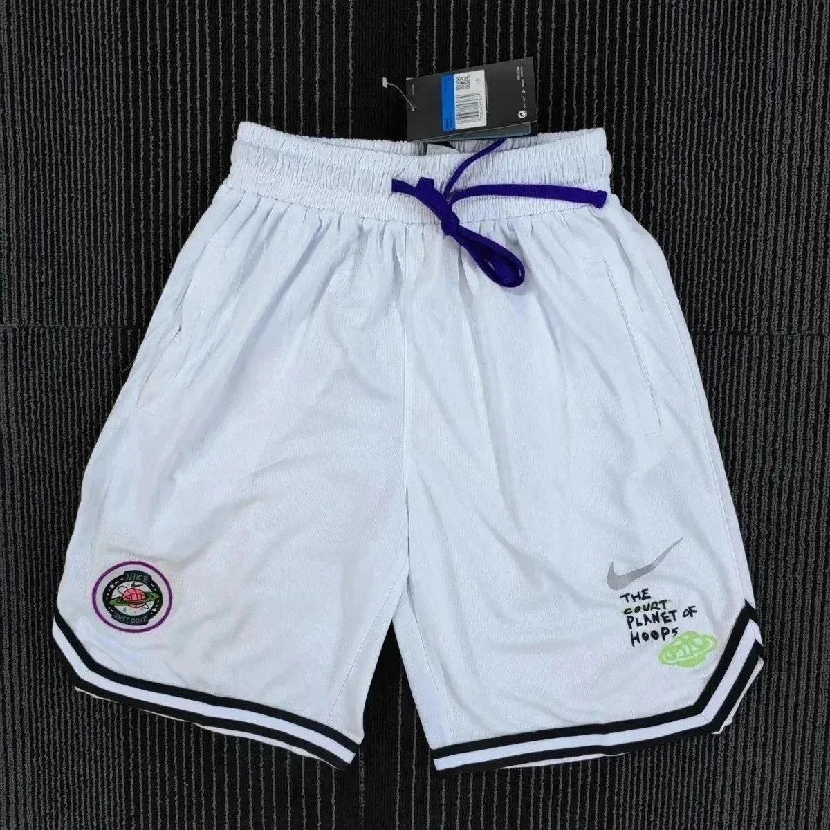 Jordan Nike Air Jordan 1 White Basketball Shorts White - 1
