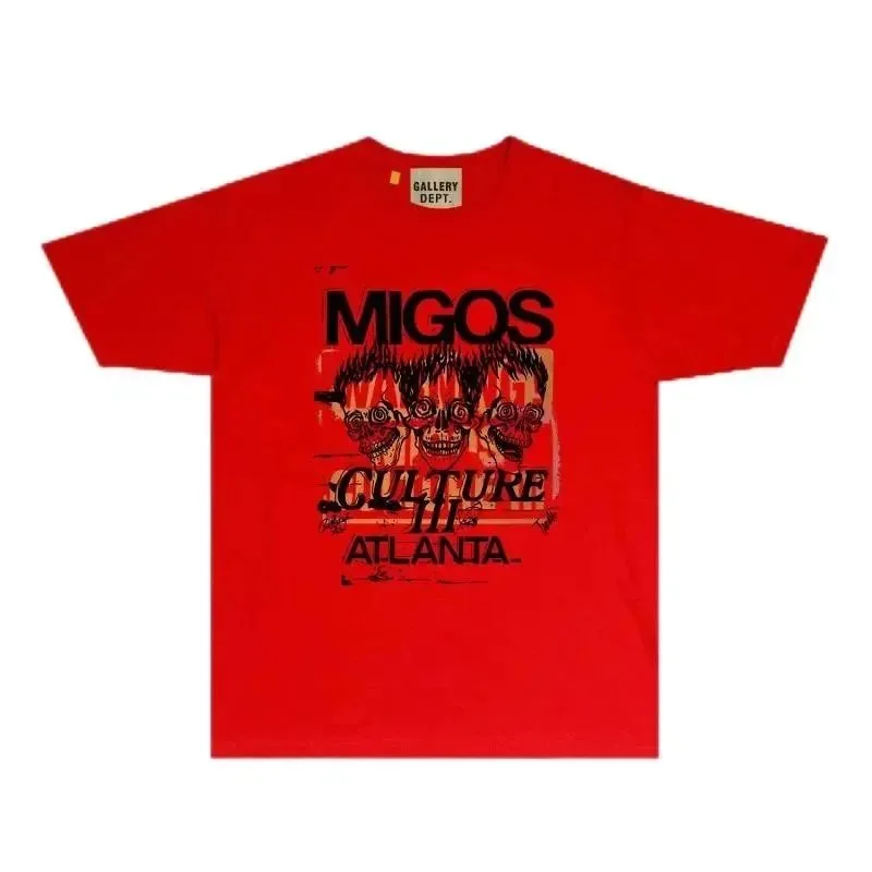 Gallery Dept. Gallery Dept. Migos Culture III Atlanta Red T-Shirt Red - 1