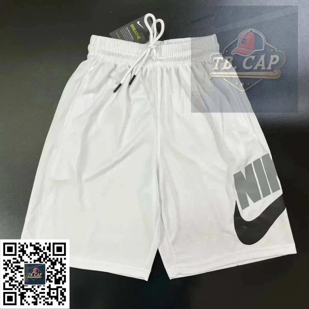 Nike Nike White Logo Shorts White - 1
