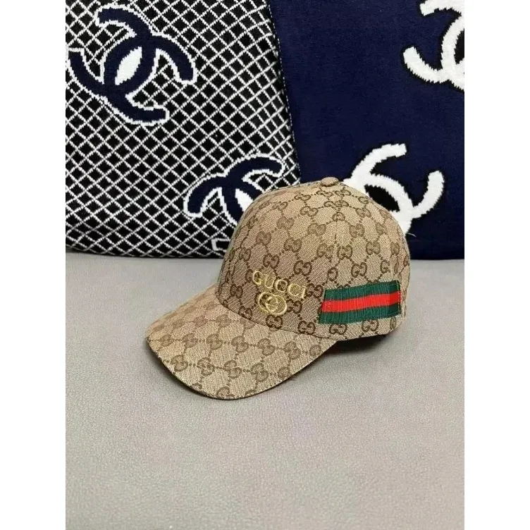 Gucci Gucci GG Monogram Beige Cap Beige - 1