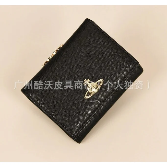Vivienne Westwood Vivienne Westwood Orb Black Leather Wallet Black - 1