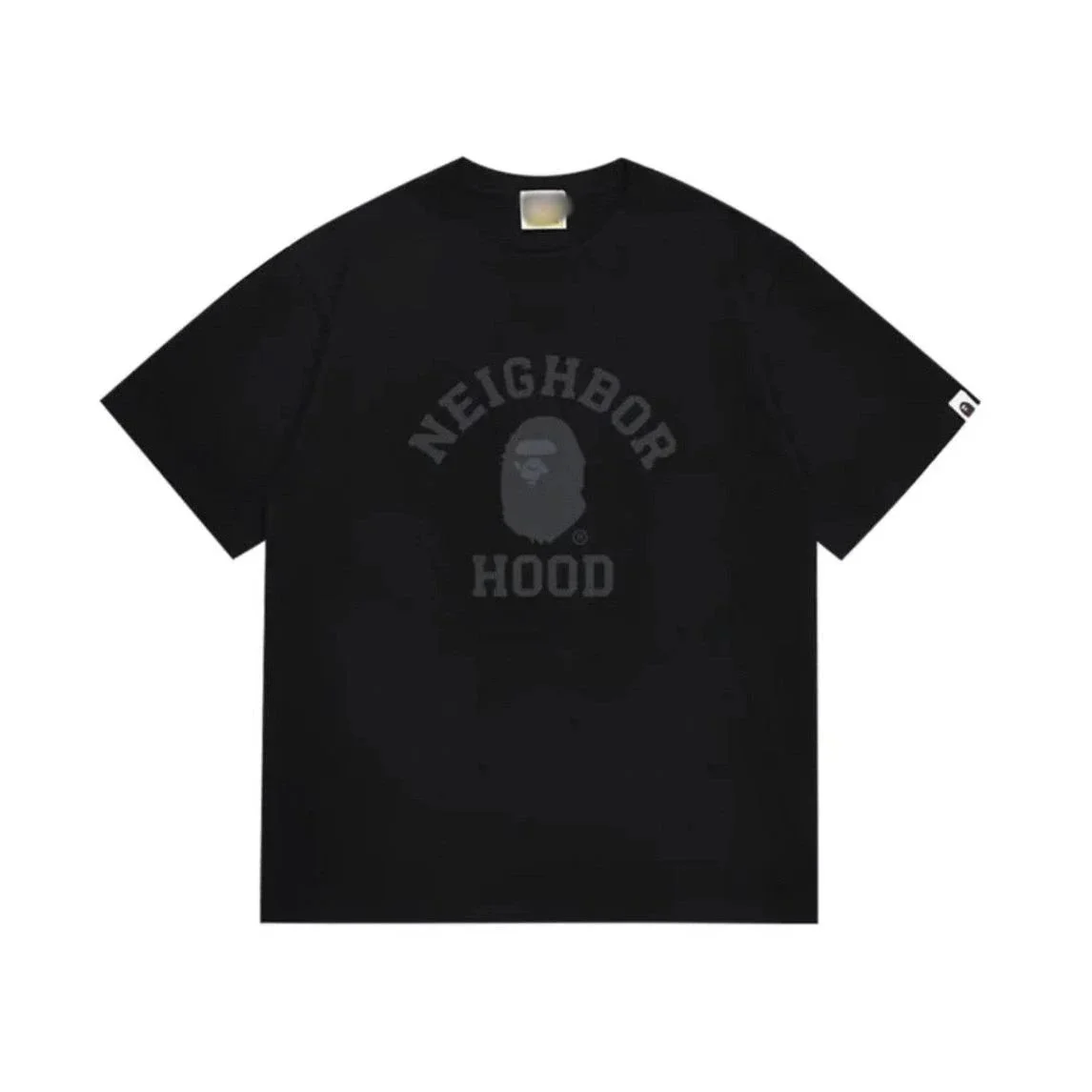 A Bathing Ape A Bathing Ape NEIGHBORHOOD Black T-Shirt Black - 1