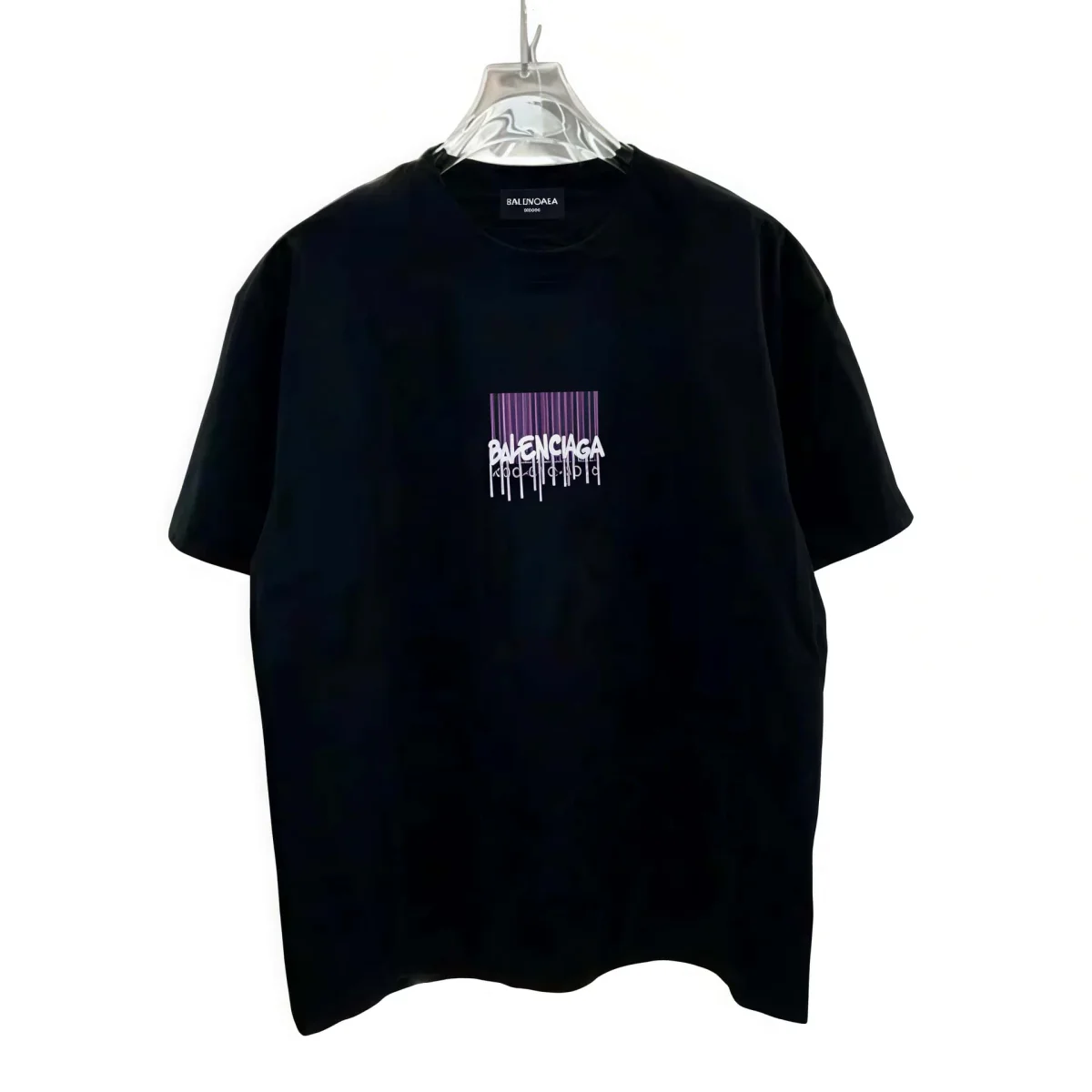 Balenciaga Balenciaga Black Logo T-Shirt Black - 1
