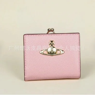 Vivienne Westwood Vivienne Westwood Orb Pink Leather Wallet Pink - 1