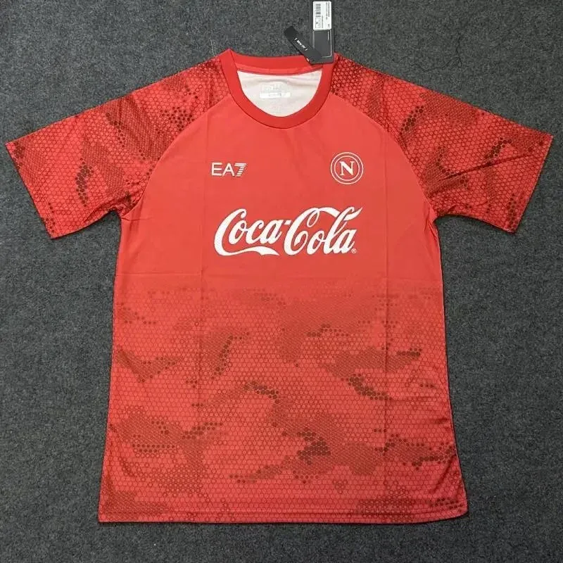 Armani EA7 Napoli Red Training Jersey Red - 1
